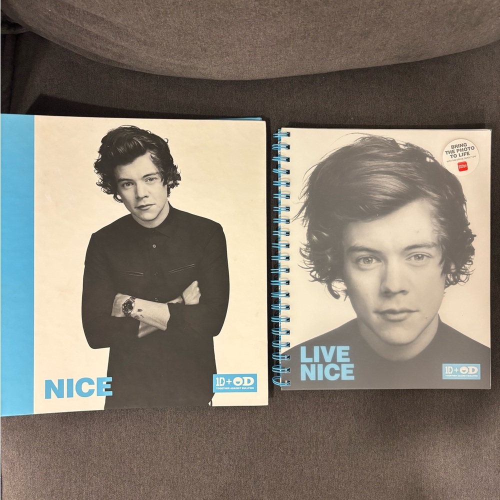 Harry styles RARE notebook and binder set